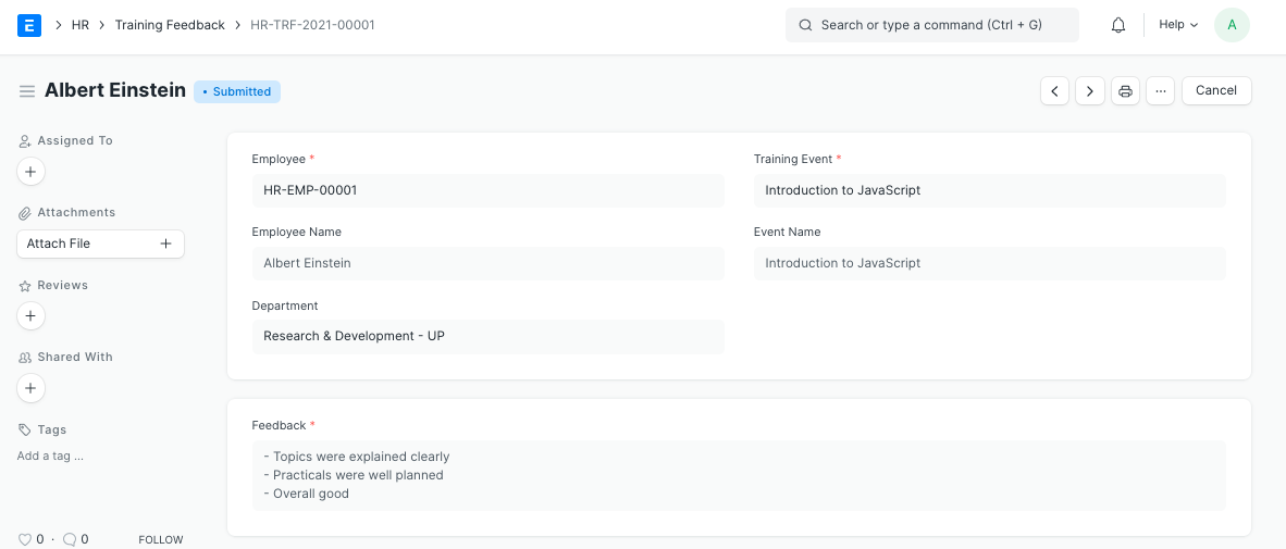 training feedback (1)